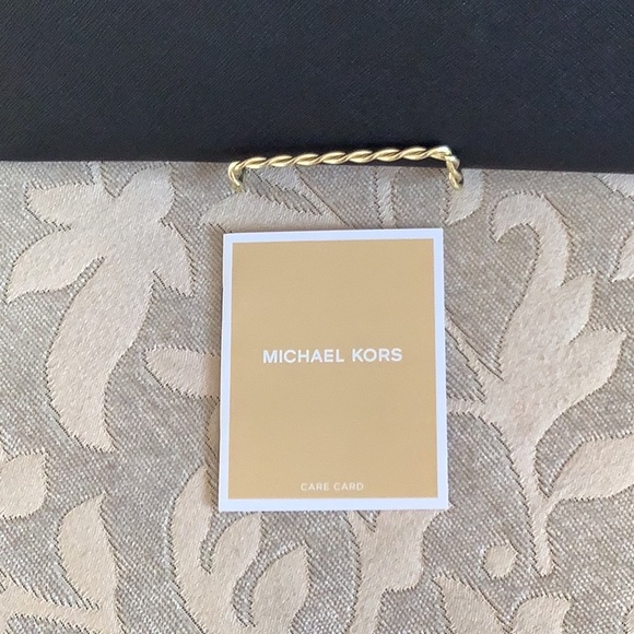 NWT MK Studded Large Wristlet 💛💛🖤 - Picture 6 of 6